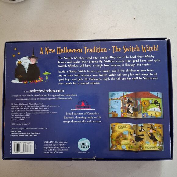 The Switch Witch and the Magic of Switchcraft Book and Doll Audrey Kinsman - Picture 2 of 4